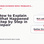How to Explain What Happened Step by Step in Repair Estimate Reply English